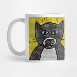 Whimsical Cat Portrait #9 Mug